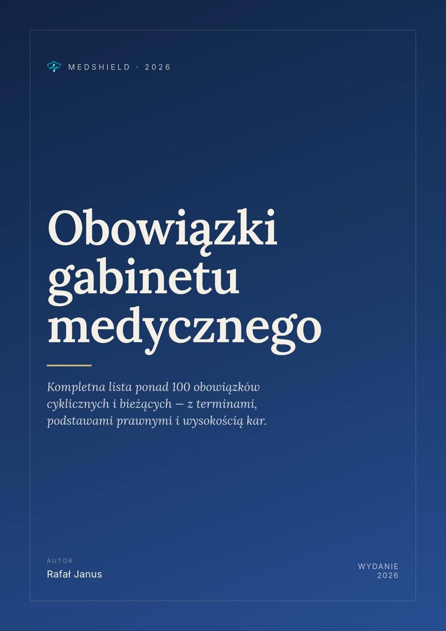 Okładka ebooka Obowiązki gabinetu medycznego